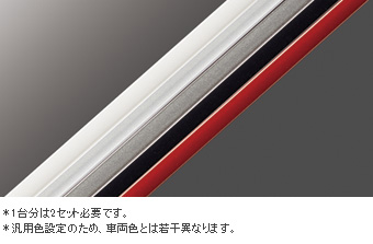 ドアエッジプロテクター(樹脂製　２本入)