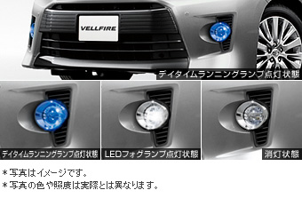 LED fog lamp &amp\; day time running lamp