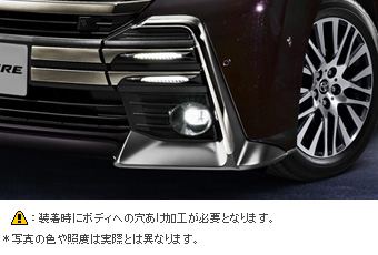 ＬＥＤフロントガーニッシュ ＬＥＤスタイリッシュビーム(フロントガーニッシュ用)/フロントガーニッシュ(メッキ)