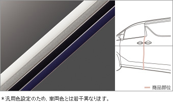 ドアエッジプロテクター(樹脂製　２本入)