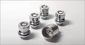 Reverse key wheel nut
