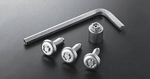 Lock volt/bolt (for license plate)