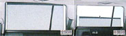 Rear doors roll shade
