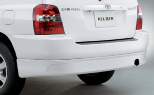 Rear bumper spoiler