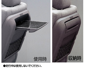 Seat back table (built-in type)