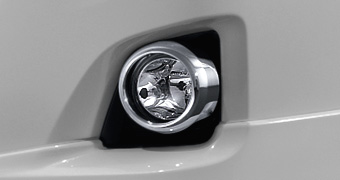 Fog lamp garnish (plating cover)/primer (for fog lamp garnish)