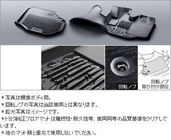 スノー・レジャー用マット(縁高・フロント)