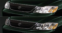 Headlight darkening system