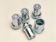 Reverse key wheel nut
