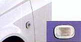 Clear side turn lamp
