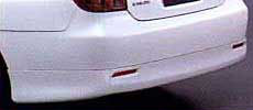 Rear bumper spoiler