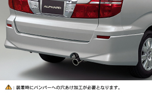 Rear aero bumper