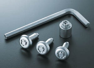 Lock volt/bolt (for license plate)