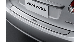 Rear bumper step guard