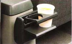 Rear cockpit cup holder