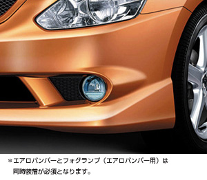 Fog lamp (for aero bumper blue)