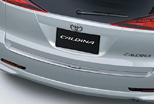 Rear bumper step guard