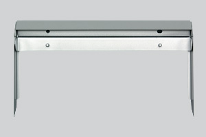 Number frame (rear) [for letter optical type plate]
