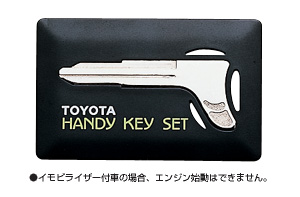 Handy key set (containing key cutting charge)
