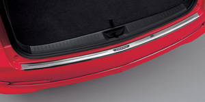 Rear bumper step guard