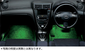 Foot lamp (driver's seat + suicide seat)