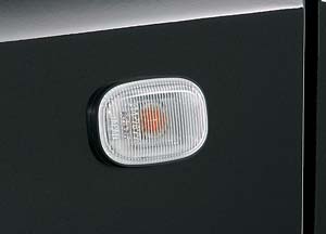 Clear side turn lamp