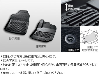 スノー・レジャー用マット(縁高・フロント)