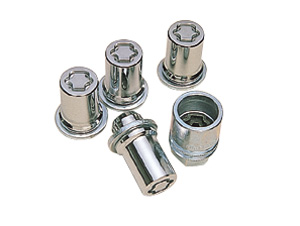 Reverse key wheel nut