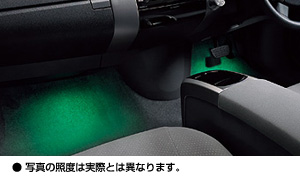 Foot lamp (driver's seat + suicide seat)