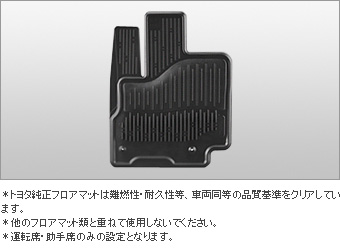 Rubber mat (snow type) (front set)