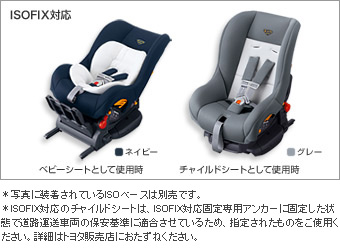 Seat base (G−Child ISO base (tezataipu))/Child seat (G−ChildISOtether (blue/navy/gray))