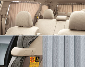 Interior curtain (single) (formal pleat)