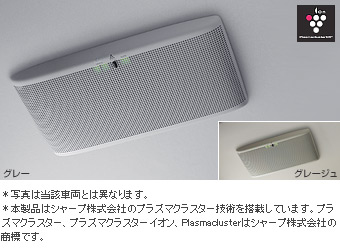 Plasma cluster ion air cleaner (clean monitor attaching)