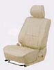 Leather pitch seat cover