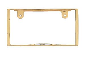 Number frame (front &amp\; rear) [24 gold-plating types]