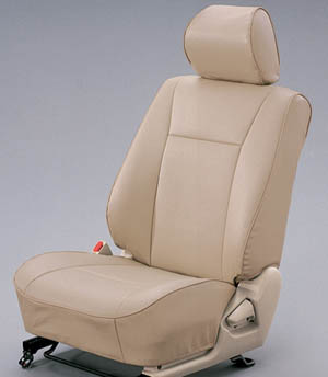 Leather pitch seat cover