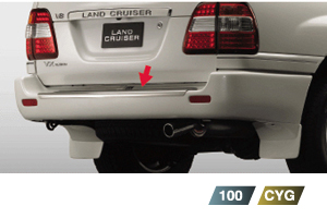 Rear bumper step guard