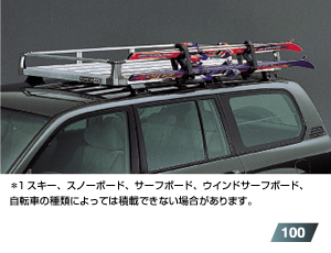 Aluminum rack attachment (skiing rack attachment)