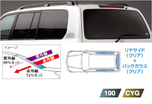 IR (infrared ray) cutting film (riyasaido batsukugarasu (clearing))
