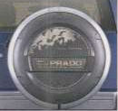 Spare tire cover sticker