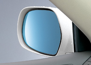 Outer mirror (lane clearing blue mirror)