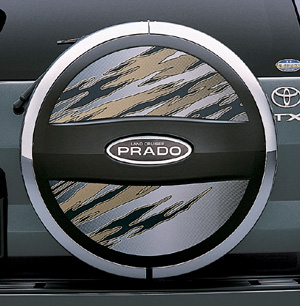 Spare tire cover sticker (type B)