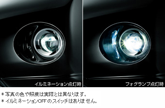 LED fog lamp (illumination to attach (white))