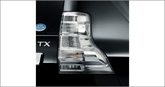 Clear combination lamp (rear exchange system)