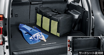 Luggage software tray