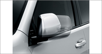 Automatic retractor bull mirror