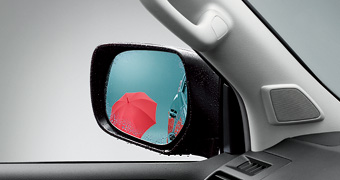 Outer mirror (lane clearing blue mirror)