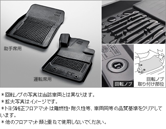 Floor mat (edge high hurontosetsuto) for snow leisure