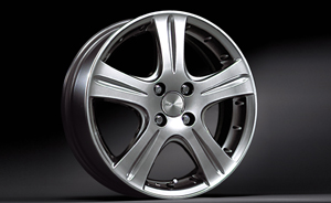 Aluminum wheel (dress rise)