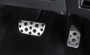 Aluminum pedal set